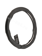 Оплетка на руль фигурная 961 (L) cерый р-р 39-40 см (цена за 5 шт) фото 1