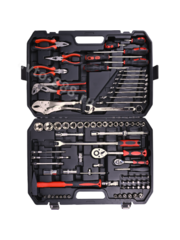 Набор инструментов SRUNV в кейсе 86 предмета черный фото 2