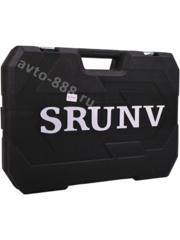 Набор инструментов SRUNV в кейсе 150 предмета черный фото 4