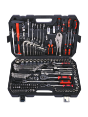 Набор инструментов SRUNV в кейсе 150 предмета черный фото 1