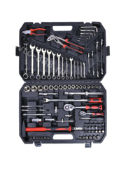 Набор инструментов SRUNV в кейсе 92 предмета черный фото 2