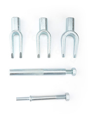 Набор съемников шаровых опор (вилки) 5 предметов фото 2