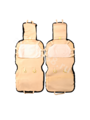 Комплект искусственная лохматая "Кролик Рекс" чёрный (4шт) фото 3