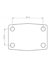 Фаркоп крюк универсальный с шаром 6.8 кг ХРОМ НЕ РЖАВЕЕТ фото 2