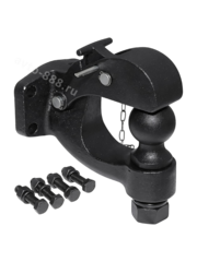 Фаркоп крюк универсальный с шаром чёрный 6.8кг 213 фото 1