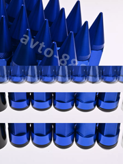 Комплект гаек-карандаш (лёгкие) R104 12*1,5 (20 шт, высота 55 мм) синий фото 11