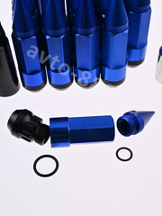 Комплект гаек-карандаш (лёгкие) R104 12*1,5 (20 шт, высота 55 мм) синий фото 9