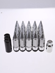 Комплект гаек-карандаш (лёгкие) R104 12*1,25 (20 шт, высота 55 мм) хром фото 6