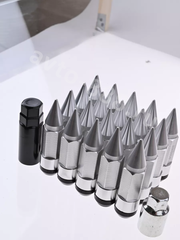 Комплект гаек-карандаш (лёгкие) R104 12*1,25 (20 шт, высота 55 мм) хром фото 4