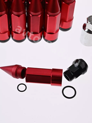 Комплект гаек-карандаш (лёгкие) R104 12*1,25 (20 шт, высота 55 мм) красные фото 4