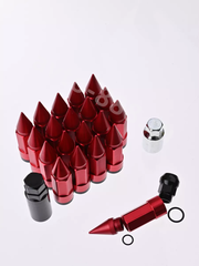 Комплект гаек-карандаш (лёгкие) R104 12*1,25 (20 шт, высота 55 мм) красные фото 3