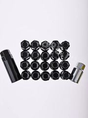 Секретки гайки F651 12*1,25 (16P+4+2, высота 32 мм) чёрный фото 3