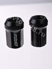 Секретки гайки F651 12*1,25 (16P+4+2, высота 32 мм) чёрный фото 4