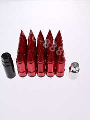 Комплект гаек-карандаш (лёгкие) R104 12*1,5 (20шт, высота 55мм) красный фото 12