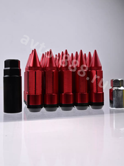 Комплект гаек-карандаш (лёгкие) R104 12*1,5 (20шт, высота 55мм) красный фото 10