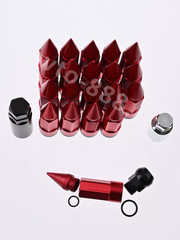 Комплект гаек-карандаш (лёгкие) R104 12*1,5 (20шт, высота 55мм) красный фото 2