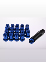 Секретки гайки 12*1,25 N042 (комплект 20 шт, ключ 17) синий фото 5