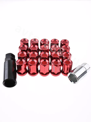 Секретки гайки F651 12*1,25 (16P+4+2, высота 32 мм) красный фото 2