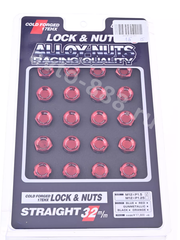 Секретки гайки F651 12*1,25 (16P+4+2, высота 32 мм) красный фото 9