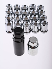 Секретки гайки F651 12*1,25 (16P+4+2, высота 32 мм) хром фото 11