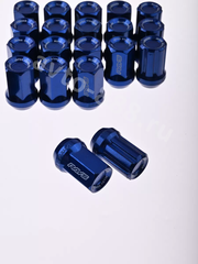 Секретки гайки F651 12*1,5 (16P+4+2, высота 32 мм) синий фото 2