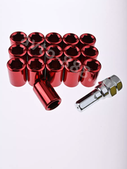 Секретки гайки R028 12*1,25 (16 шт, высота 32 мм, сквозная) красный фото 14