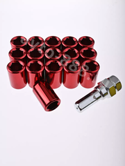 Секретки гайки R028 12*1,25 (16 шт, высота 32 мм, сквозная) красный фото 8