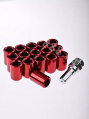 Секретки гайки R028 12*1,25 (16 шт, высота 32 мм, сквозная) красный фото 4