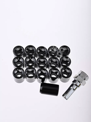 Секретки гайки R028 12*1,25 (16 шт, высота 32 мм, сквозная) чёрный фото 2