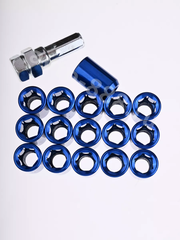 Секретки гайки R028 12*1,5 (16 шт, высота 32 мм, сквозная) синий фото 10