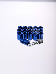 Секретки гайки R028 12*1,5 (16 шт, высота 32 мм, сквозная) синий фото 6