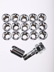 Секретки гайки R028 12*1,5 (16 шт, высота 32 мм, сквозная) хром фото 9