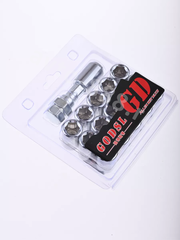 Секретки гайки R028 12*1,5 (16 шт, высота 32 мм, сквозная) хром фото 5