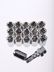 Секретки гайки R028 12*1,5 (16 шт, высота 32 мм, сквозная) хром фото 4