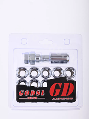 Секретки гайки R028 12*1,5 (16 шт, высота 32 мм, сквозная) хром фото 3