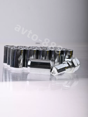 Секретки гайки R028 12*1,25 (16 шт, высота 32 мм, сквозная) хром фото 13