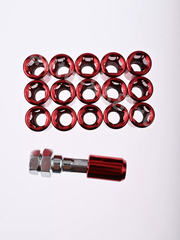 Секретки гайки R028 12*1,5 (16 шт, высота 32 мм, сквозная) красный фото 10