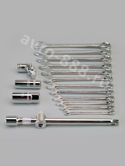 Набор инструментов SRUNV в кейсе 37 предмета зеленый фото 3