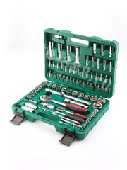 Набор инструментов SRUNV в кейсе 94 предметов зеленый фото 5