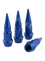 Колпачок ниппеля универсальный 4шт. пуля HV05 синий фото 7