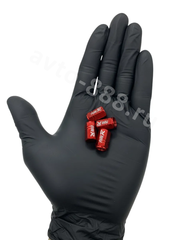 Колпачок ниппеля универсальный 4шт. TYPER красный фото 6