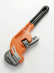 Газовый ключ с резиновой ручкой 10“ фото 3