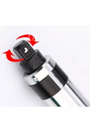 15633 Набор ударных отверток с битами 12 предметов в металлическом кейсе фото 3