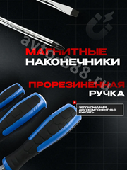 Набор ударных отверток FEINREX 8 предметов PH/SL (в кейсе) фото 6