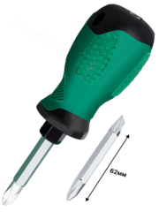 Отвертка двусторонняя TUOSEN маленькая 18733 фото 1