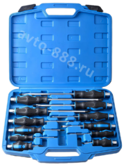 Набор ударных отверток FEINREX 12 предметов PH/SL (в кейсе) фото 1