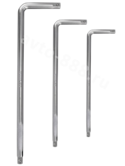 Вороток Г-образный комплект 3 шт 1/2, 1/4, 3/8 фото 1