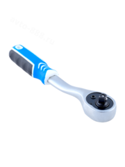 Трещотка для торцевых головок, Сr-V сталь, 72 зубца, 150мм 1/4 (изогнутый, зеленый) FEINREX фото 6