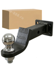 Кронштейн фаркопа усиленный (с четырьмя крепежными отверстиями) длина 300мм, с шаром 50мм фото 1