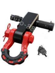 Универсальная вставка в фаркоп (американский квадрат 50х50) D-образным шаклом фото 11